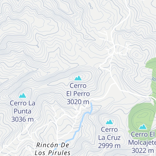 Map of Cerro El Perro