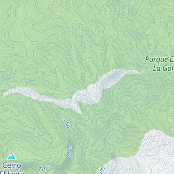Map of Cerro La Cruz