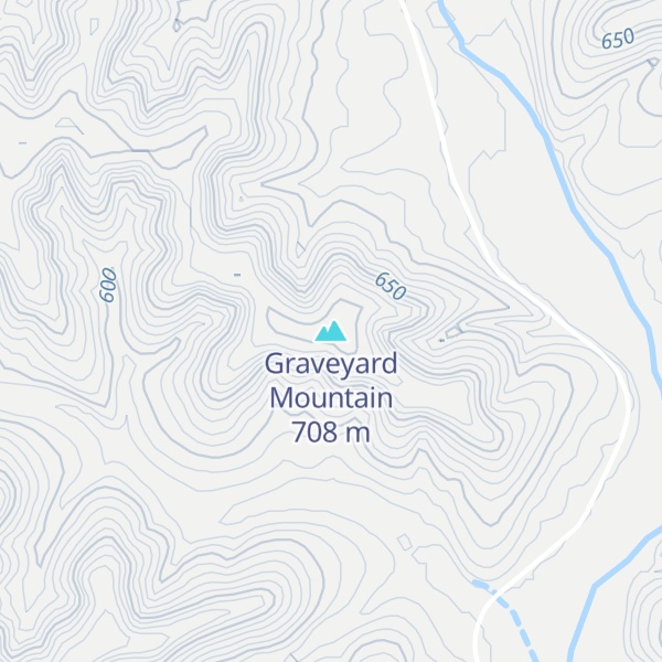 Map of Graveyard Mountain