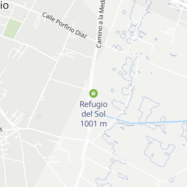 Map of Refugio del Sol