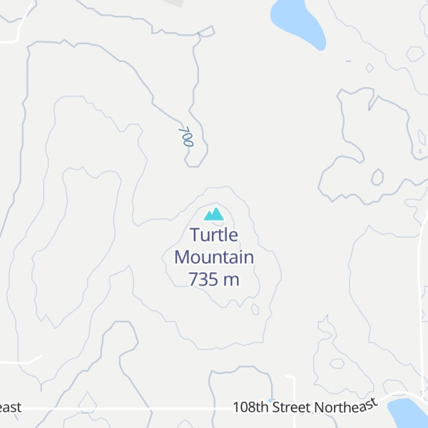 Map of Turtle Mountain