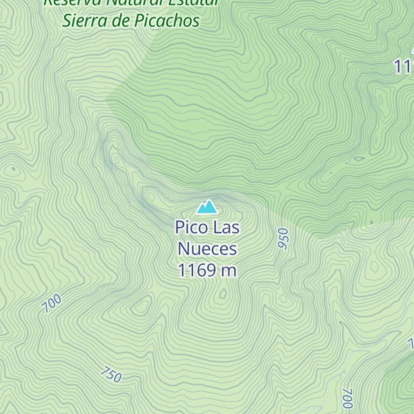 Map of Pico Las Nueces