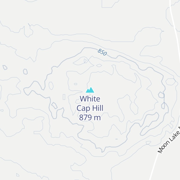 Map of White Cap Hill
