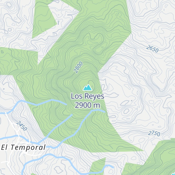 Map of Los Reyes
