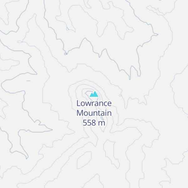 Map of Lowrance Mountain