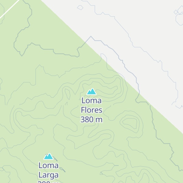 Map of Loma Flores
