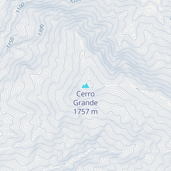 Map of Cerro Grande