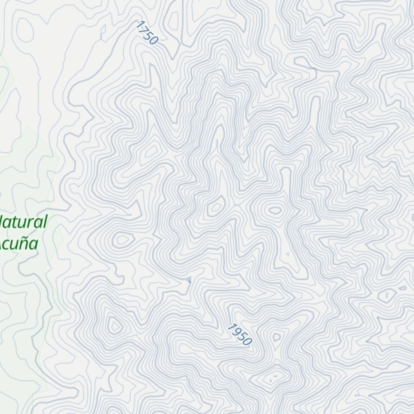 Map of Las Siete Cuchillas