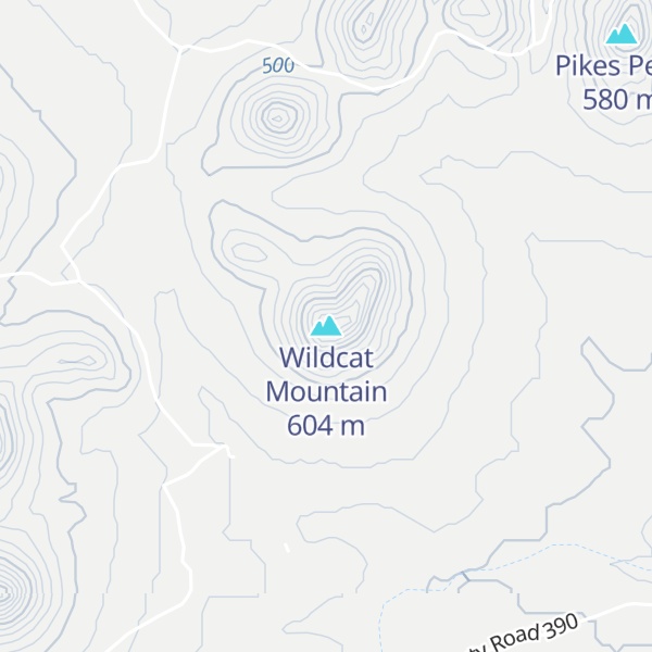 Map of Wildcat Mountain