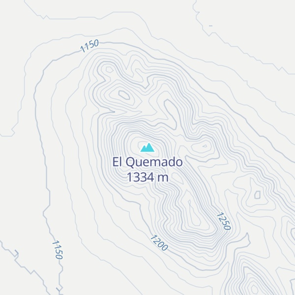 Map of El Quemado
