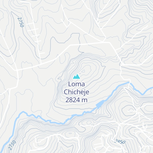 Map of Loma Chicheje