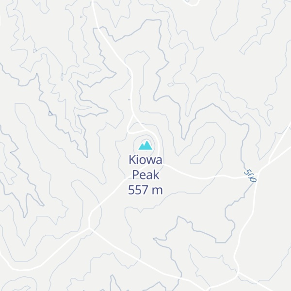 Map of Kiowa Peak