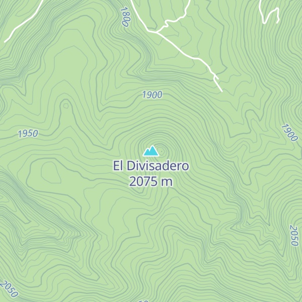 Map of El Divisadero