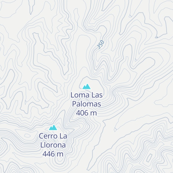 Map of Loma Las Palomas