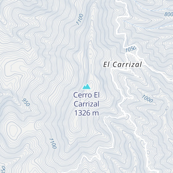 Map of Cerro El Carrizal