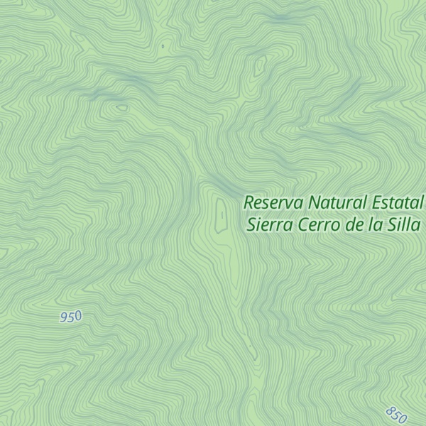 Map of Cerro El Pilón