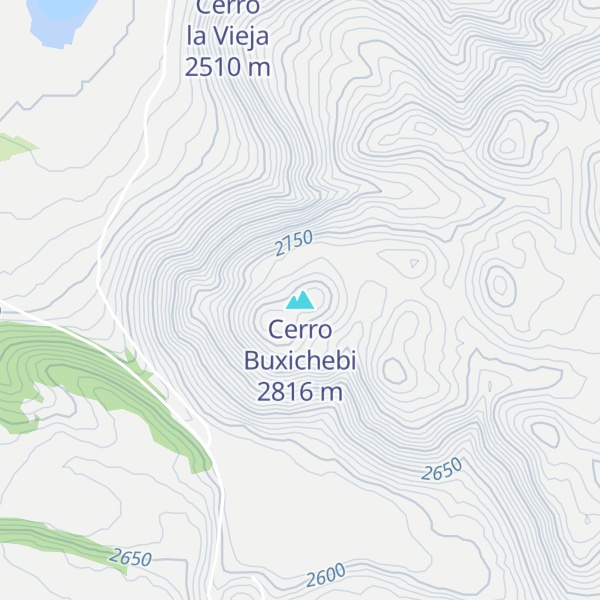Map of Cerro Buxichebi