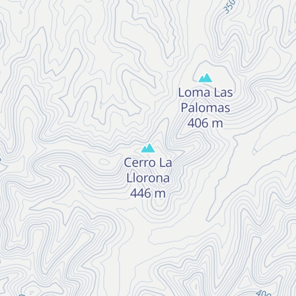 Map of Cerro La Llorona