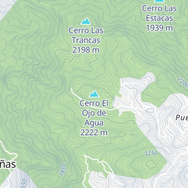 Map of Cerro El Ojo de Agua