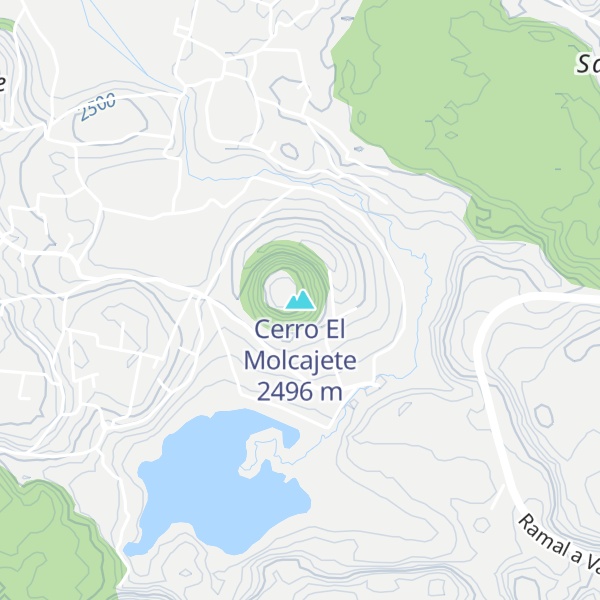 Map of Cerro El Molcajete