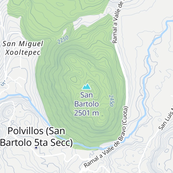 Map of San Bartolo