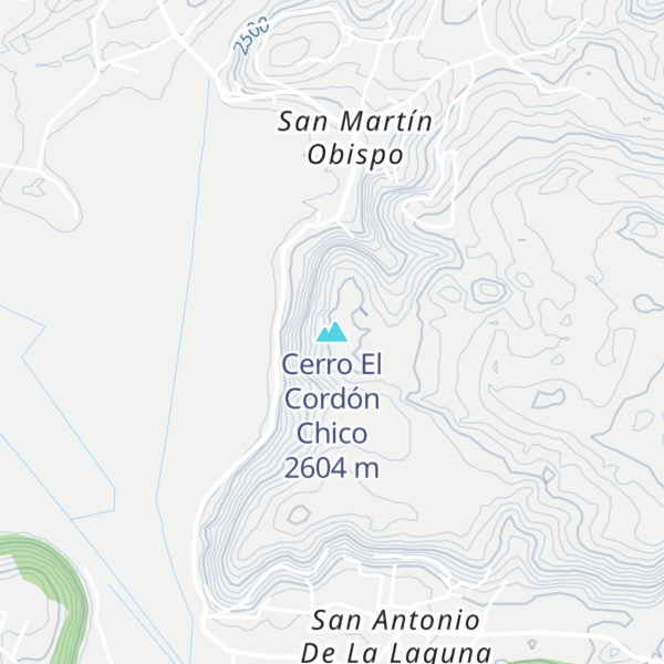 Map of Cerro El Cordón Chico