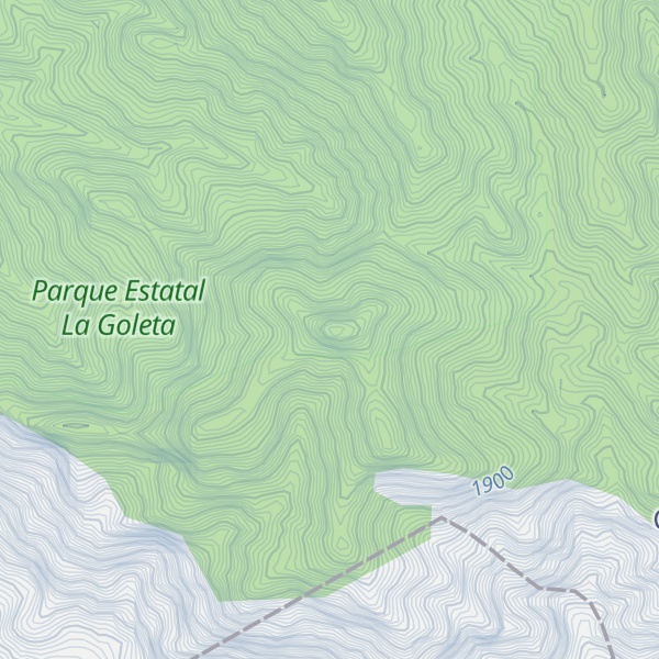 Map of Cerro San Gaspar