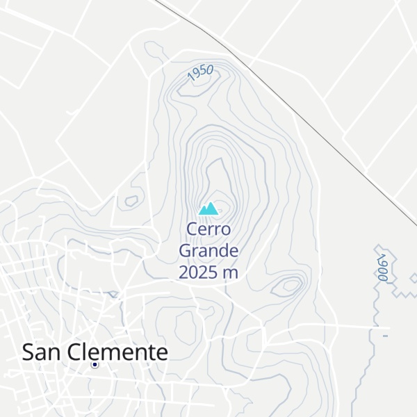 Map of Cerro Grande