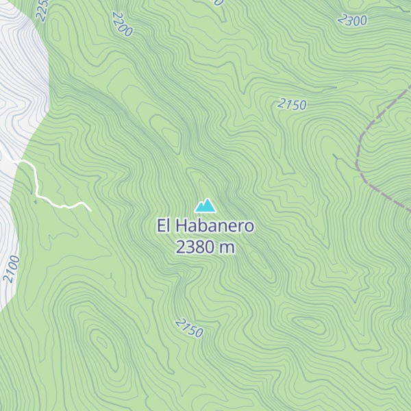 Map of El Habanero