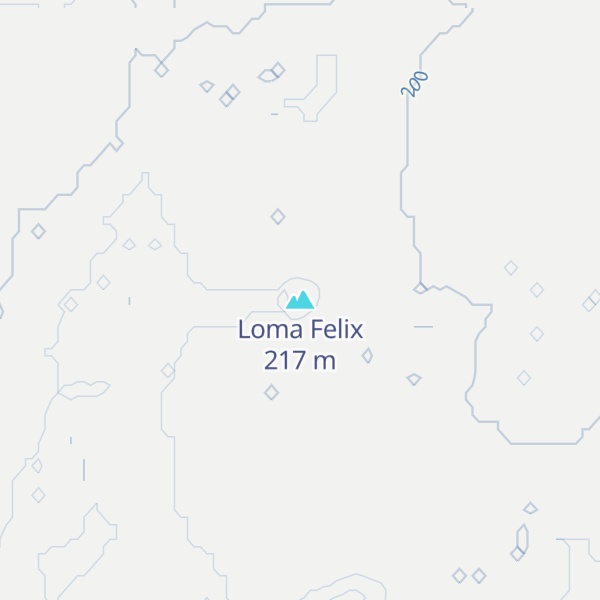 Map of Loma Felix