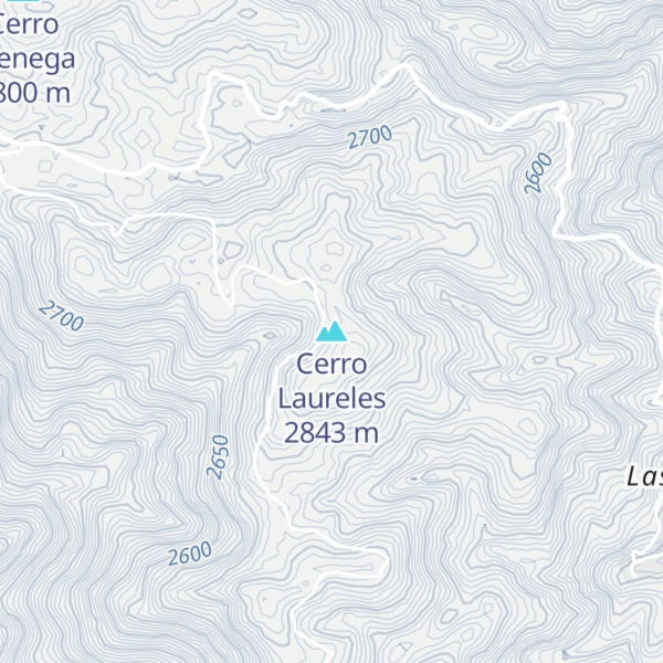 Map of Cerro Laureles