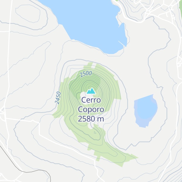 Map of Cerro Coporo