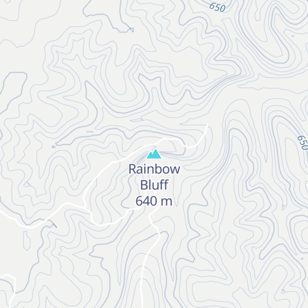 Map of Rainbow Bluff