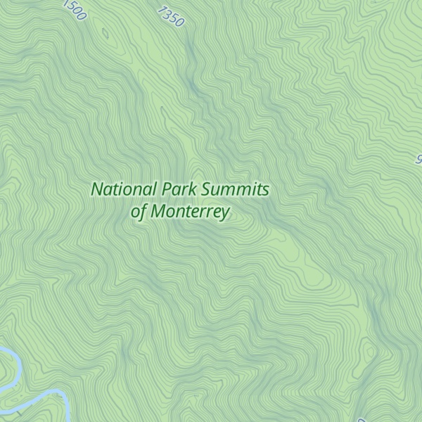 Map of Cerro El Volcán