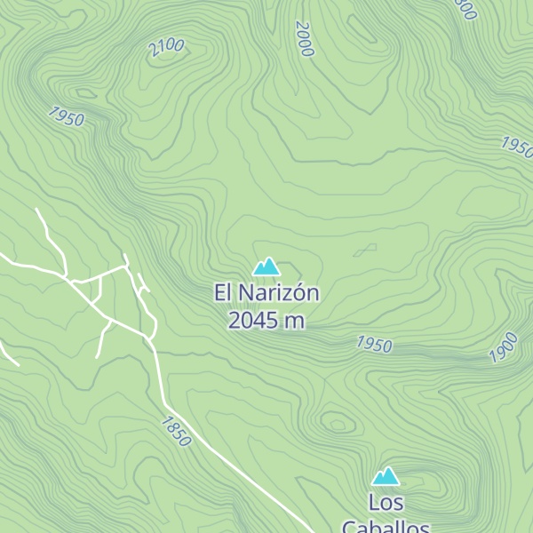 Map of El Narizón