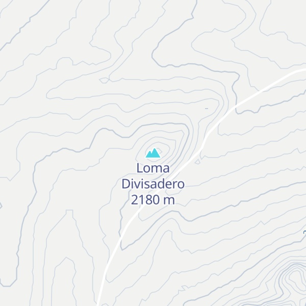 Map of Loma Divisadero