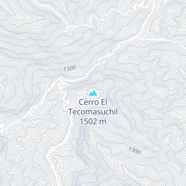 Map of Cerro El Tecomasuchil