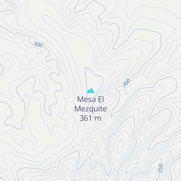 Map of Mesa El Mezquite
