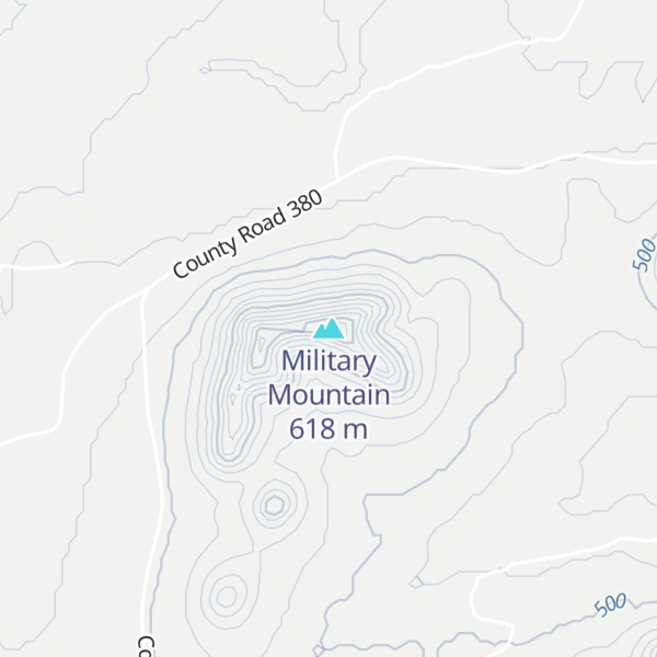Map of Military Mountain
