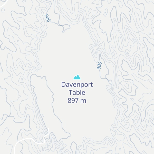 Map of Davenport Table