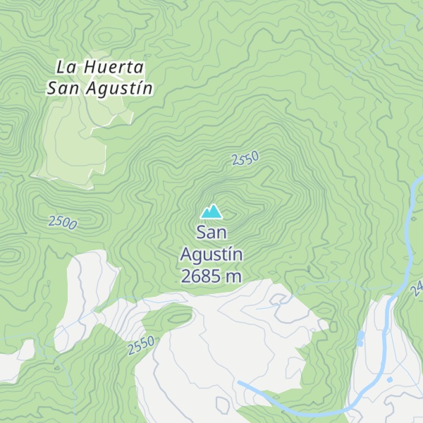 Map of San Agustín