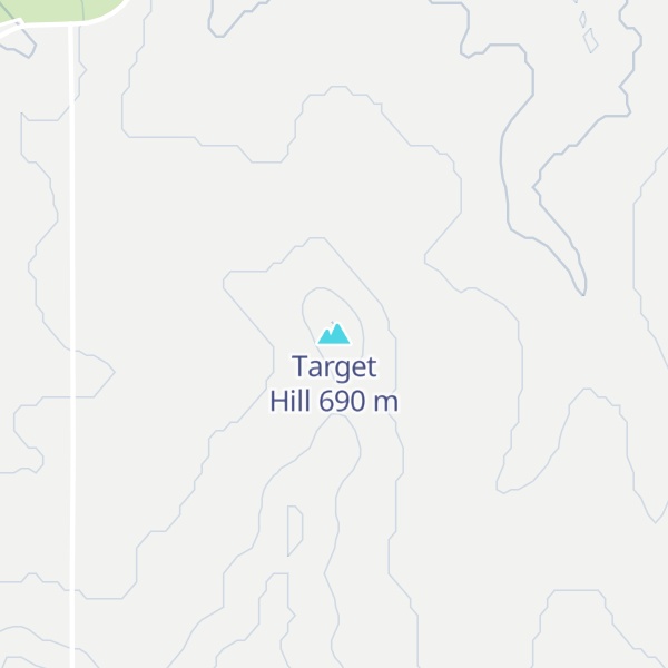 Map of Target Hill