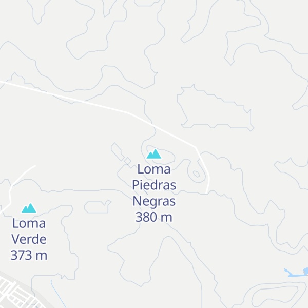 Map of Loma Piedras Negras