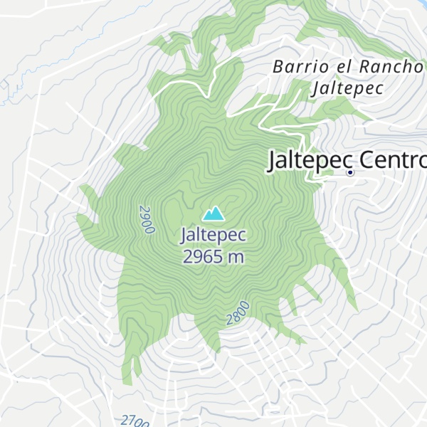 Map of Jaltepec