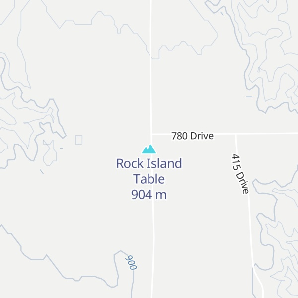 Map of Rock Island Table