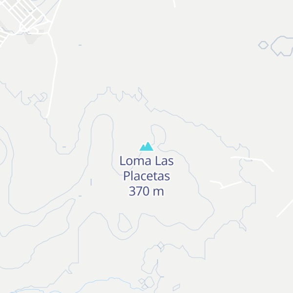 Map of Loma Las Placetas
