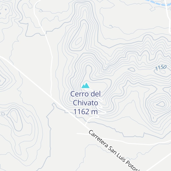 Map of Cerro del Chivato