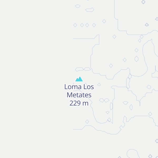 Map of Loma Los Metates