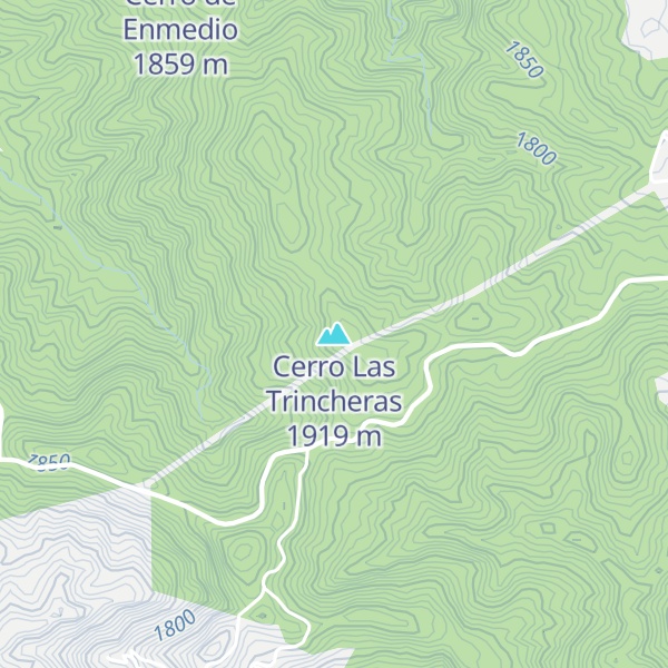 Map of Cerro Las Trincheras