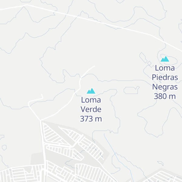 Map of Loma Verde